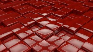 Preview wallpaper surface, cubes, red, smooth