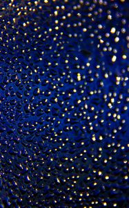 Preview wallpaper surface, drops, glare, blue, macro