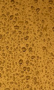 Preview wallpaper surface, drops, liquid, texture, macro, yellow