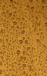 Preview wallpaper surface, drops, liquid, texture, macro, yellow