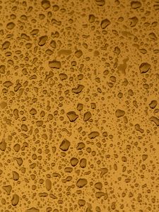 Preview wallpaper surface, drops, liquid, texture, macro, yellow