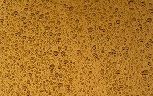 Preview wallpaper surface, drops, liquid, texture, macro, yellow