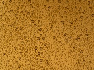 Preview wallpaper surface, drops, liquid, texture, macro, yellow