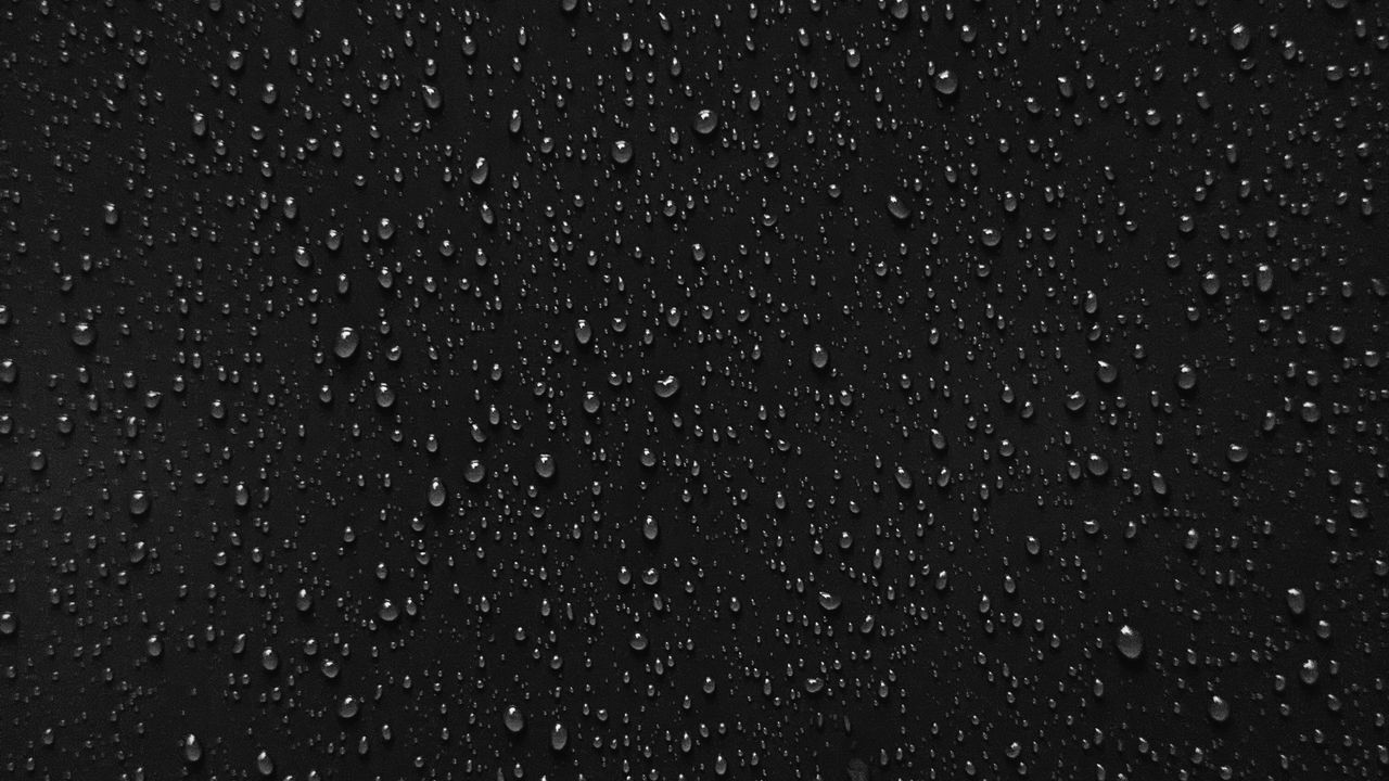 Wallpaper surface, drops, macro, wet, black