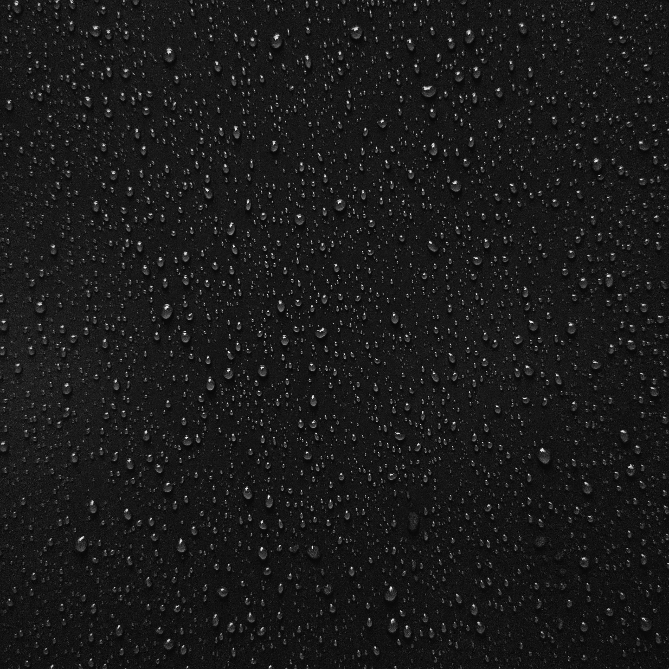 Download Wallpaper 2780x2780 Surface Drops Macro Wet Black Ipad Air
