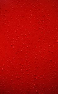 Preview wallpaper surface, drops, macro, wet, red