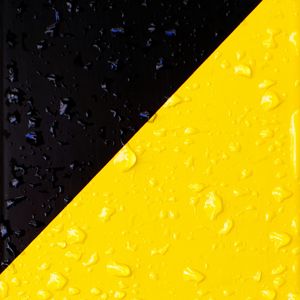 Preview wallpaper surface, drops, moisture, macro, yellow, black