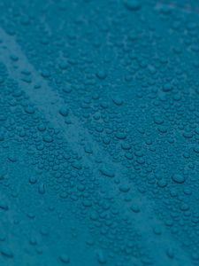 Preview wallpaper surface, drops, water, blue, macro