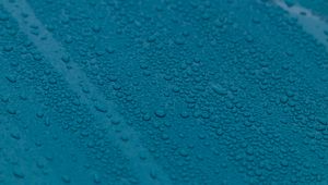 Preview wallpaper surface, drops, water, blue, macro