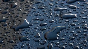 Preview wallpaper surface, drops, water, macro, blue