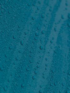Preview wallpaper surface, drops, wet, macro, blue