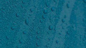 Preview wallpaper surface, drops, wet, macro, blue