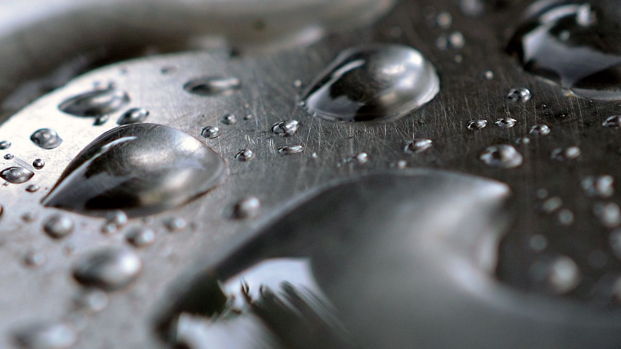 Wallpaper surface, drops, wet, black and white hd, picture, image