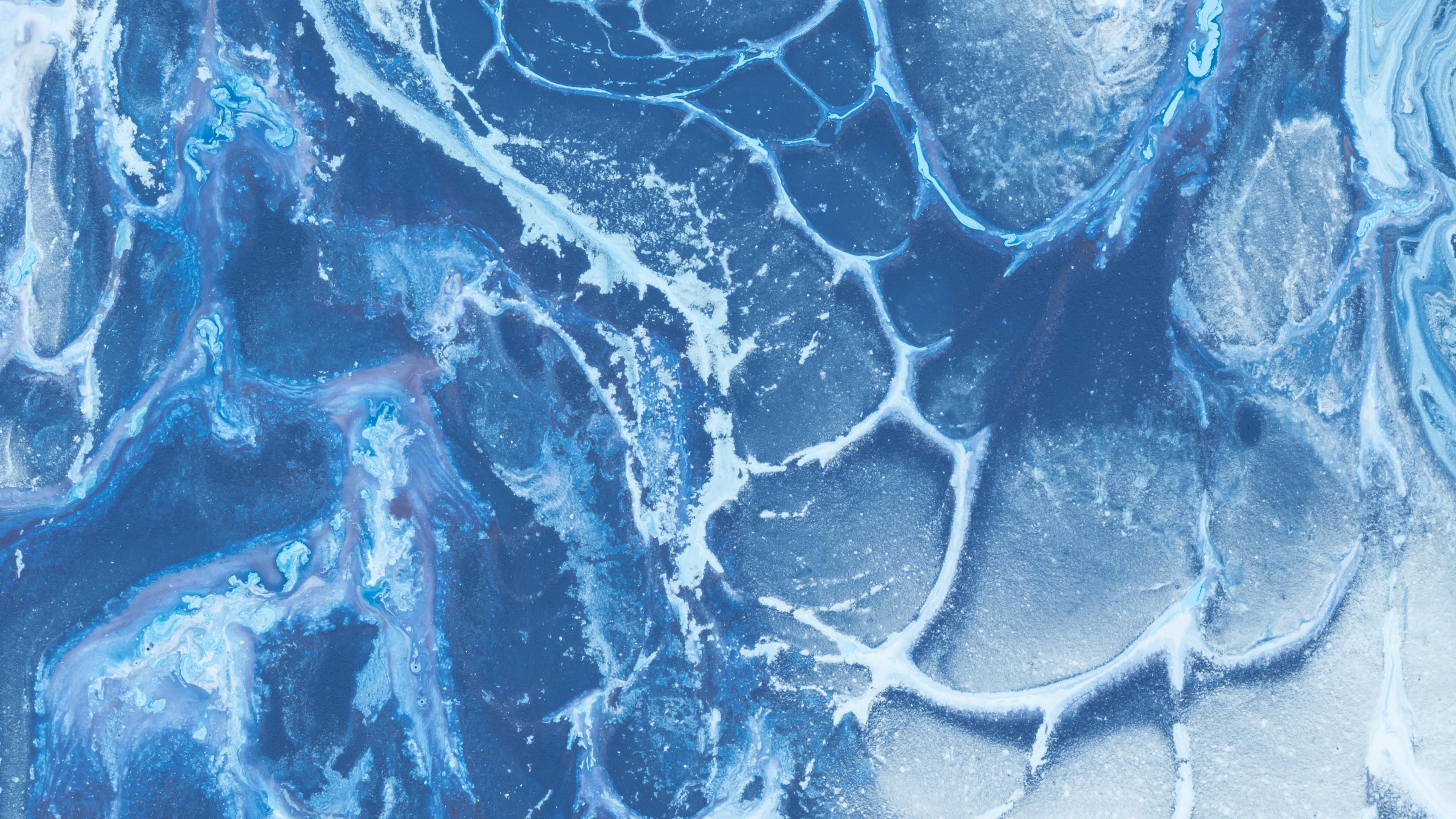 Download wallpaper 3840x2160 surface, embossed, paint, ice, patterns ...
