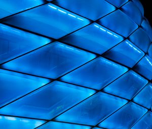 Preview wallpaper surface, glare, blue, texture