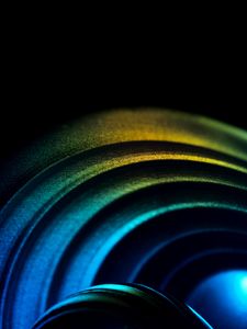 Preview wallpaper surface, gleam, light, colorful, circles