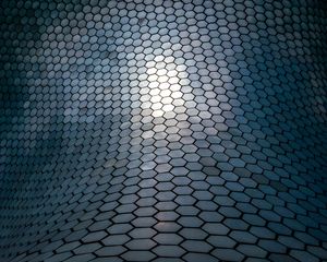 Preview wallpaper surface, honeycomb, hexagon, fragments