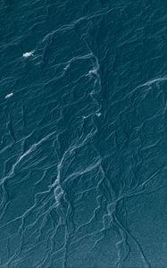 Preview wallpaper surface, lines, waves, relief, blue
