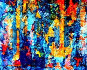 Preview wallpaper surface, paint, spots, colorful, abstraction