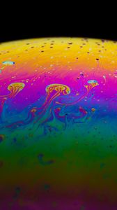 Preview wallpaper surface, paint, stains, colorful, abstraction
