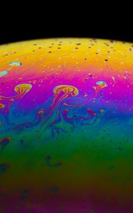 Preview wallpaper surface, paint, stains, colorful, abstraction