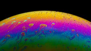 Preview wallpaper surface, paint, stains, colorful, abstraction
