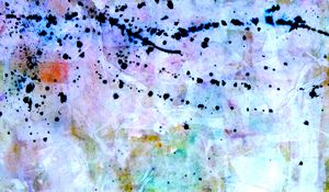 Preview wallpaper surface, paper, colorful, ink, drops, abstraction