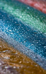 Preview wallpaper surface, rain, drops, water, macro