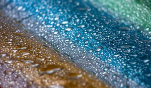 Preview wallpaper surface, rain, drops, water, macro