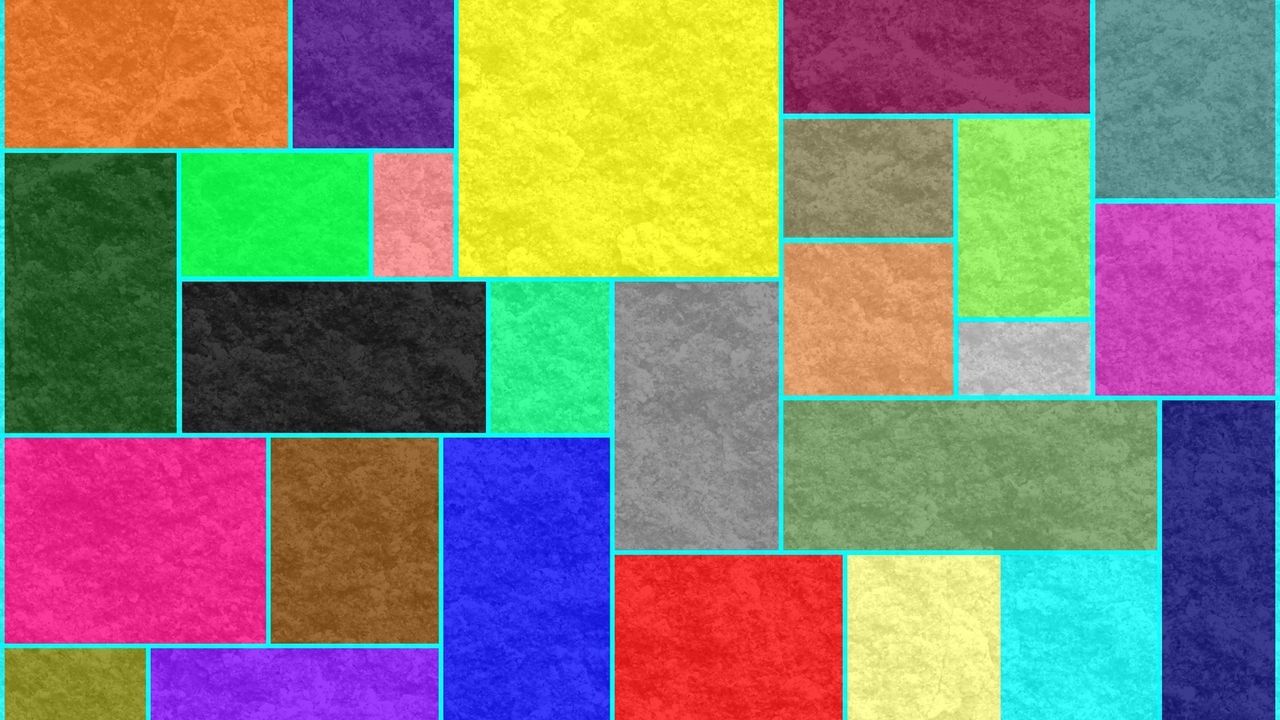 Wallpaper surface, squares, colorful, background