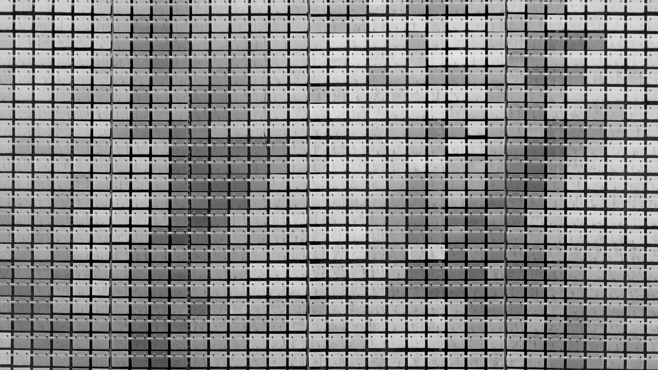 Wallpaper surface, squares, metallic