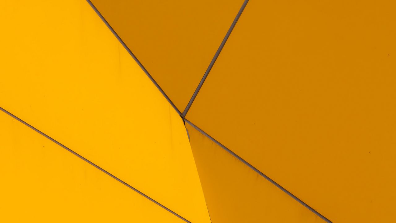 Wallpaper surface, volume, yellow, fragments