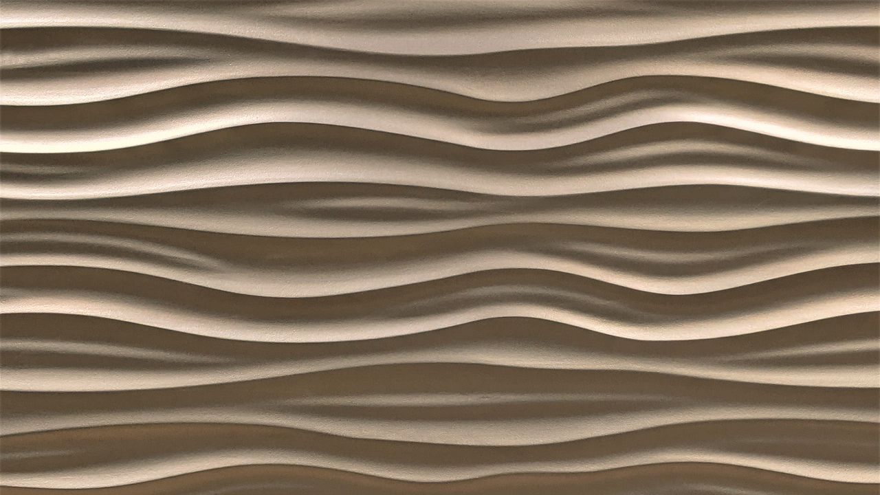 Wallpaper surface, waves, curves, texture, brown