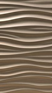 Preview wallpaper surface, waves, curves, texture, brown