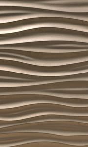Preview wallpaper surface, waves, curves, texture, brown
