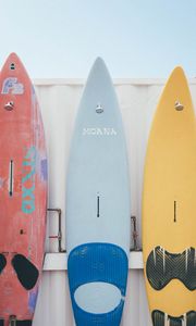 Preview wallpaper surfboards, surfing, colorful, sports
