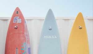 Preview wallpaper surfboards, surfing, colorful, sports