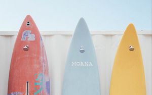Preview wallpaper surfboards, surfing, colorful, sports