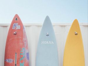 Preview wallpaper surfboards, surfing, colorful, sports