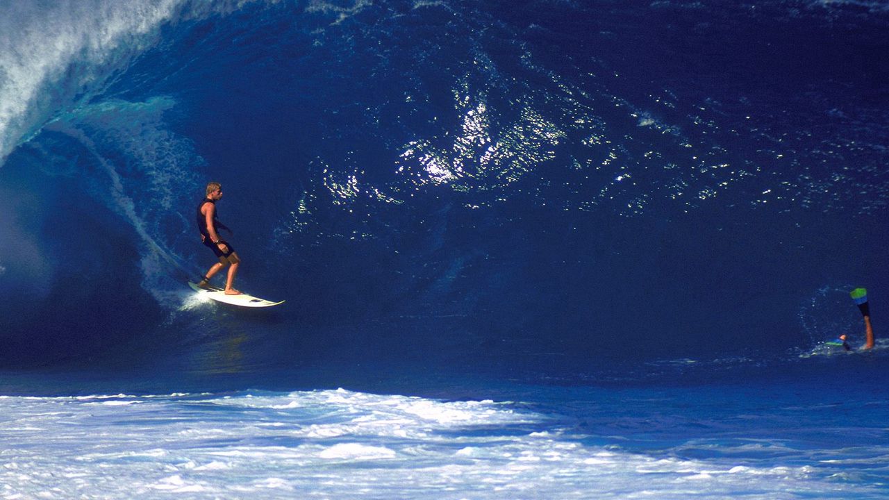 Wallpaper surfing, guy, board, wave