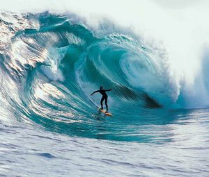 Preview wallpaper surfing, speed, wave, sports