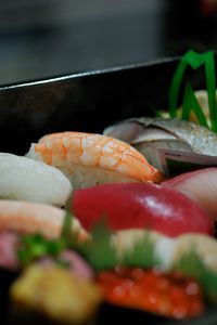 Preview wallpaper sushi, fish, rice, japan, food