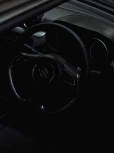 Preview wallpaper suzuki, car, steering wheel, salon