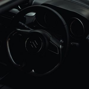 Preview wallpaper suzuki, car, steering wheel, salon