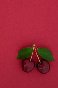 Preview wallpaper sweet cherry, cherry, berry, leaves