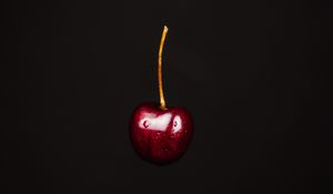 Preview wallpaper sweet cherry, cherry, fruit, berry, dark