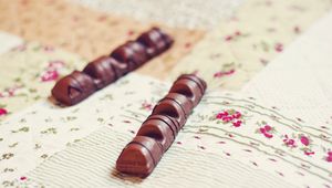 Preview wallpaper sweet, sticks, chocolate, cloth, surprise