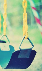 Preview wallpaper swing, light, colorful, nostalgic