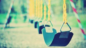 Preview wallpaper swing, light, colorful, nostalgic
