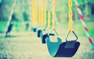 Preview wallpaper swing, light, colorful, nostalgic